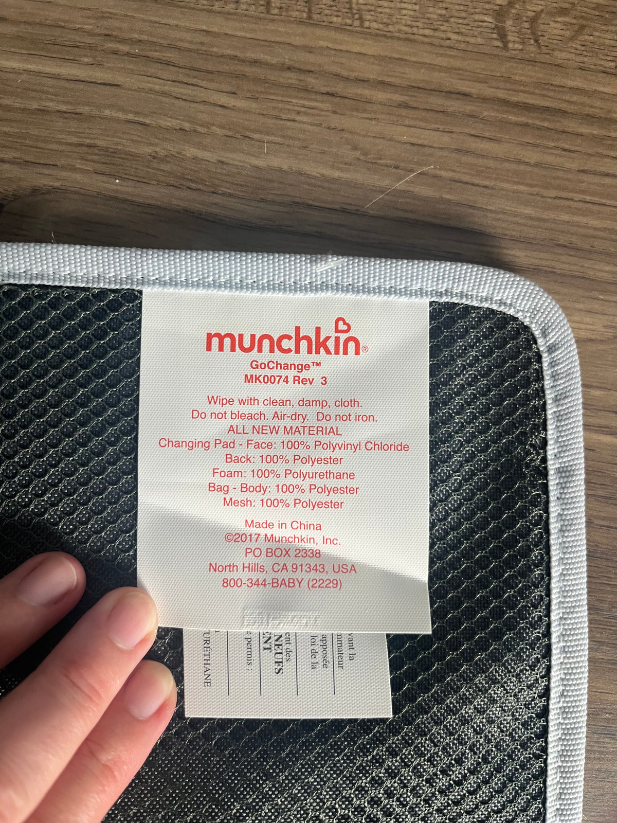 Seller# 14 Munchkin Travel Changing Pad NWOT