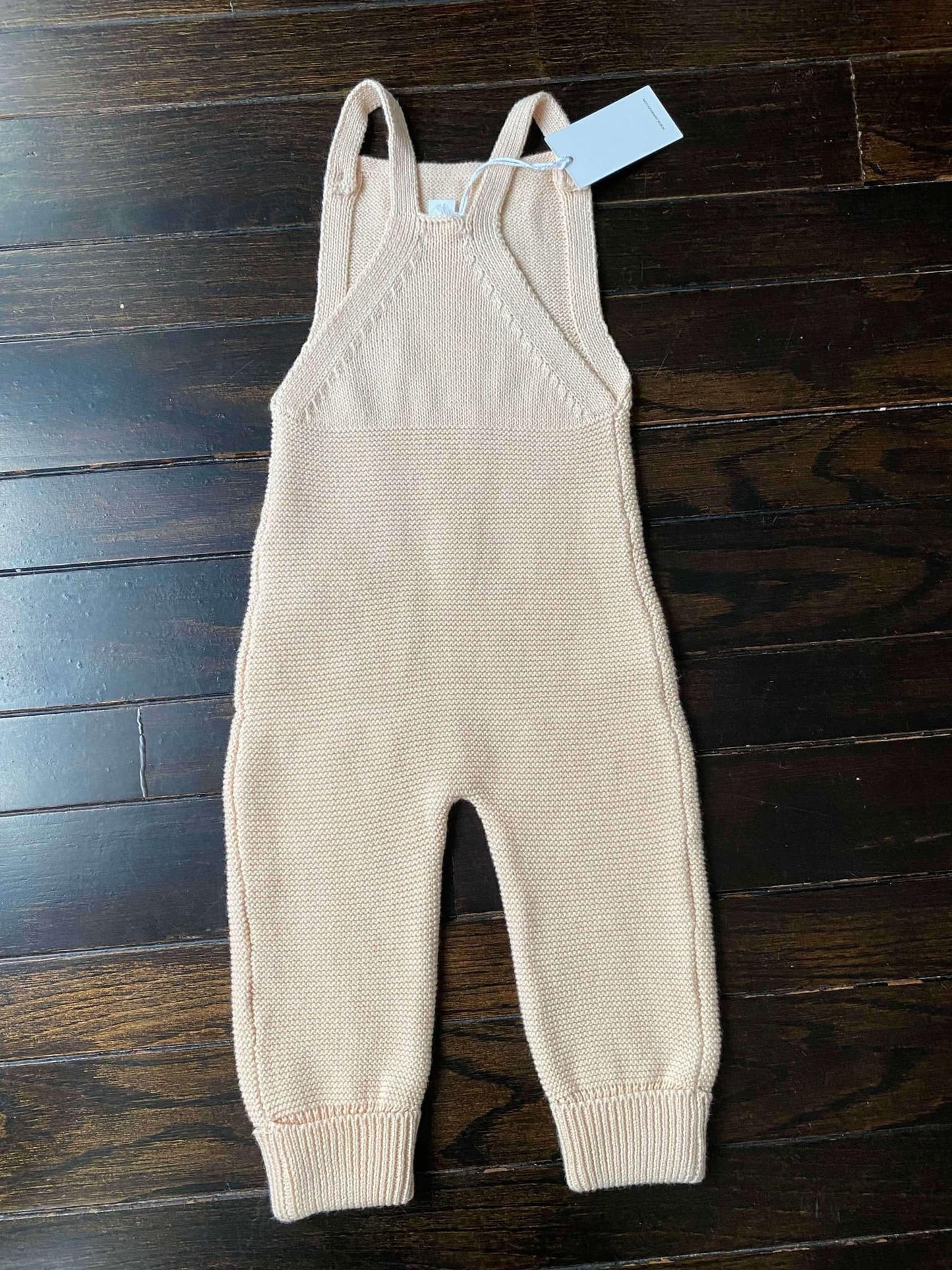 #117, Girls 2T, Jamie Kay cream knit long romper / jumper, New