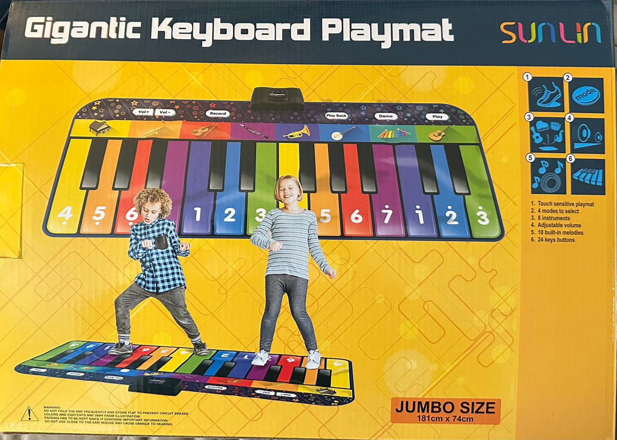 Seller 182. Gigantic keyboard play mat
