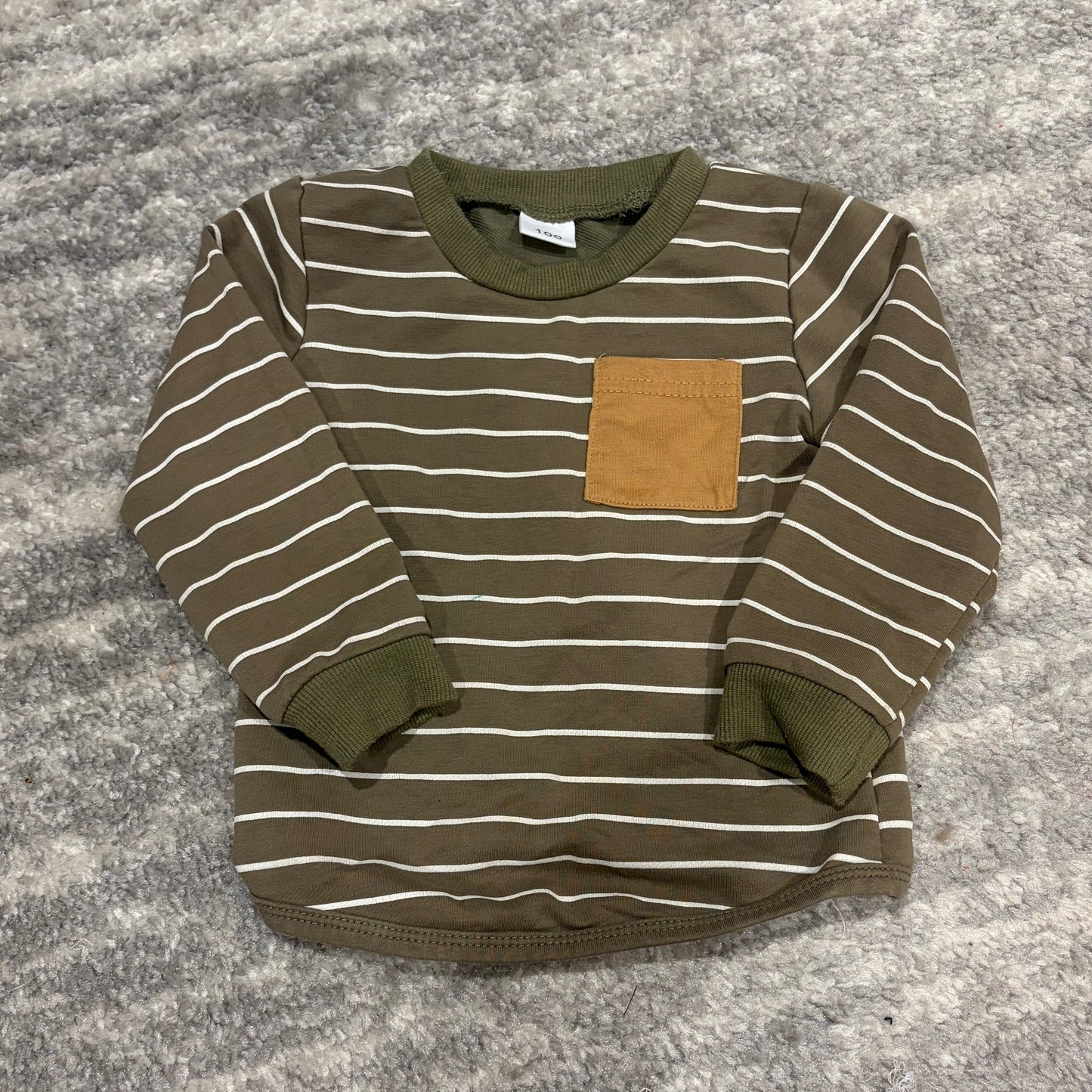 18-24 month Olive Green long sleeve/pant set