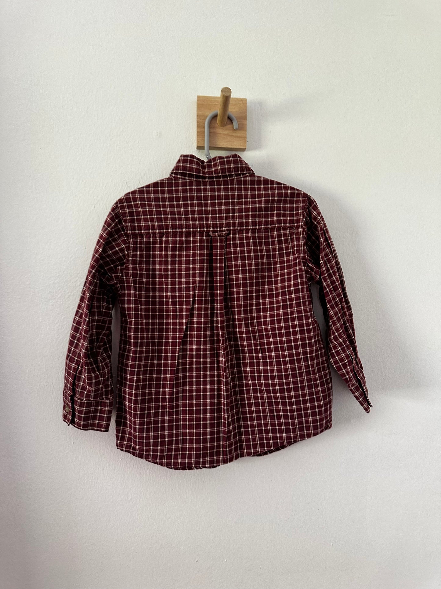 #111 Janie & Jack Plaid Button Down Boys 4T