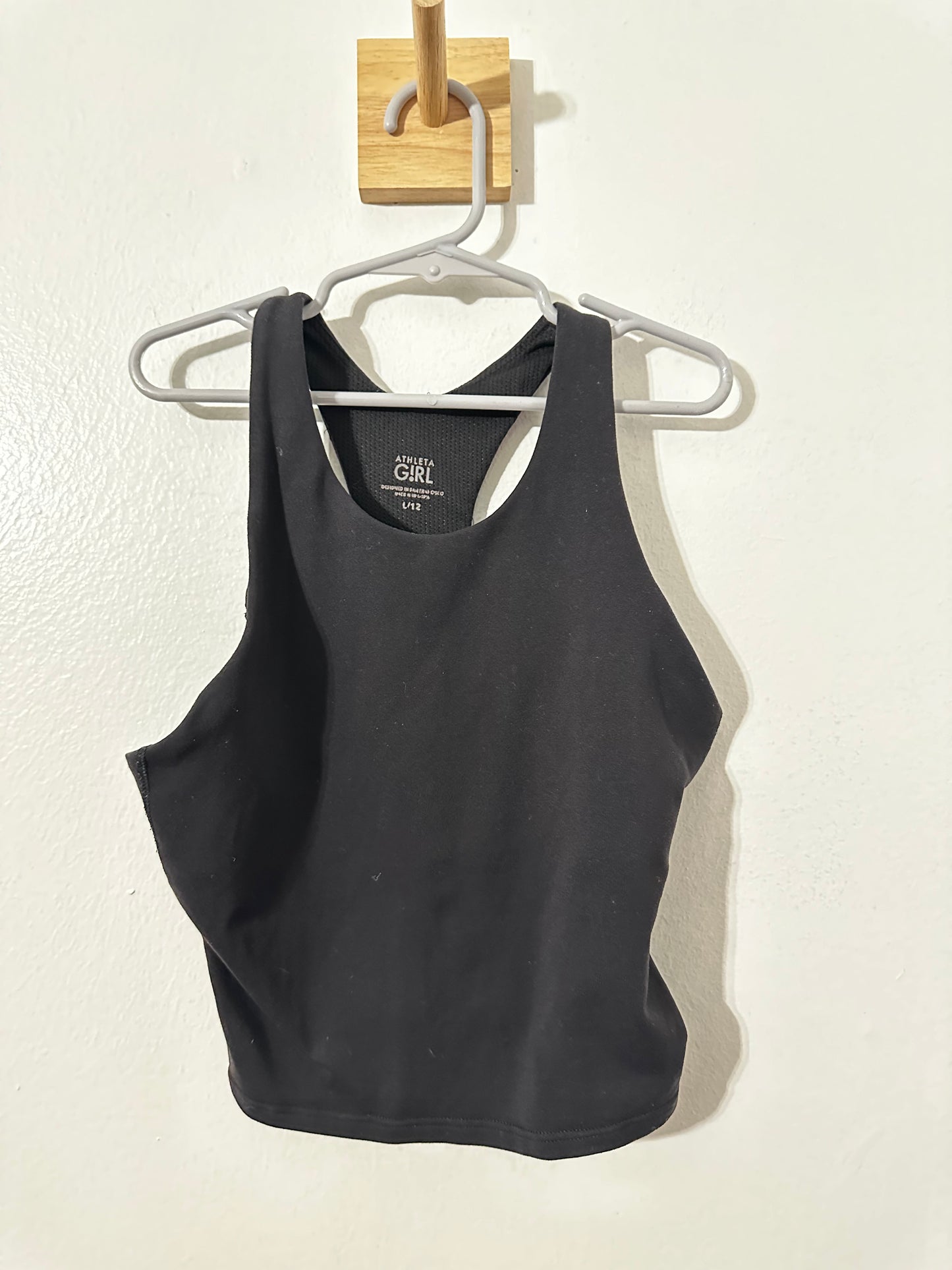#111 Athleta Girl sports Bra Tank Large/12