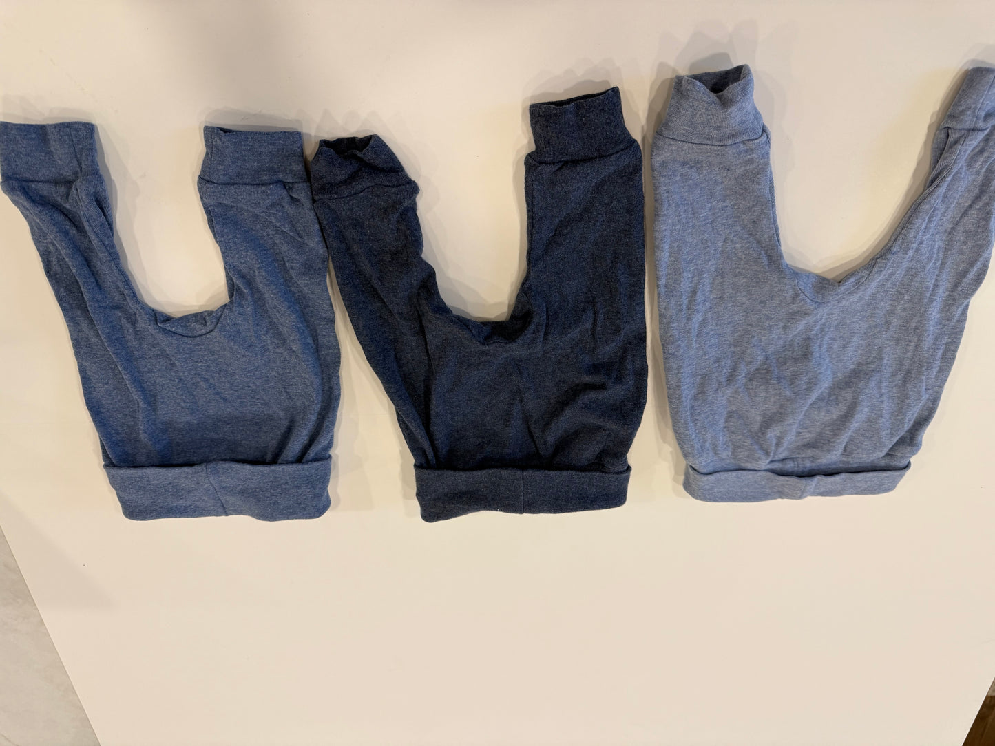 #9 - H&M - 3 Shades of Blue Organic Cotton Pants - Inf SIZE 3M