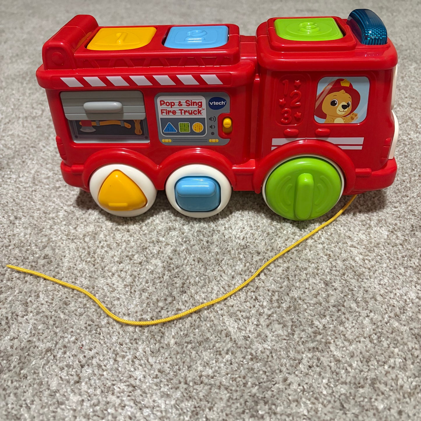 Vetch Fire Truck Pull Toy