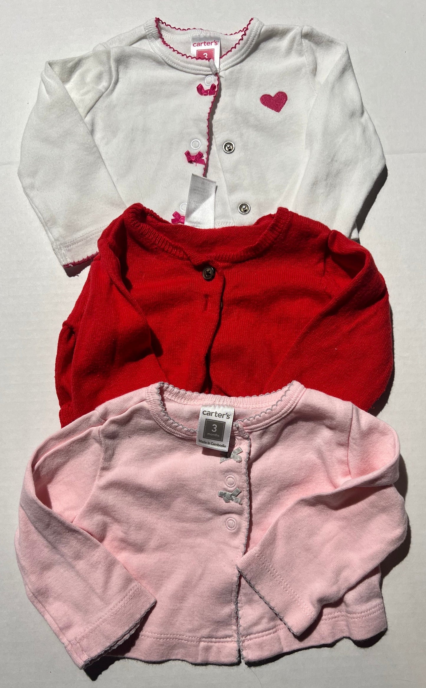 #98 Girls 3mo Cardigans