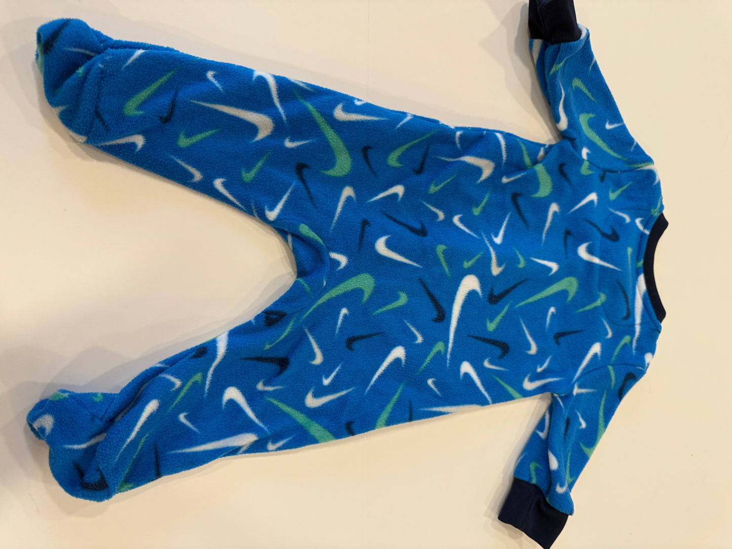 #9 - Nike - Blue Fleece Sleep N Play Infant's SIZE 3M REDUCED