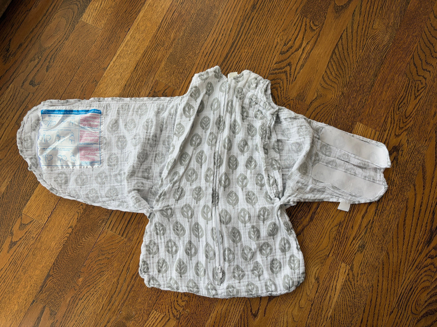 #103 • Newborn/0-3m • Halo • Cotton Muslin Sleepsack Swaddle