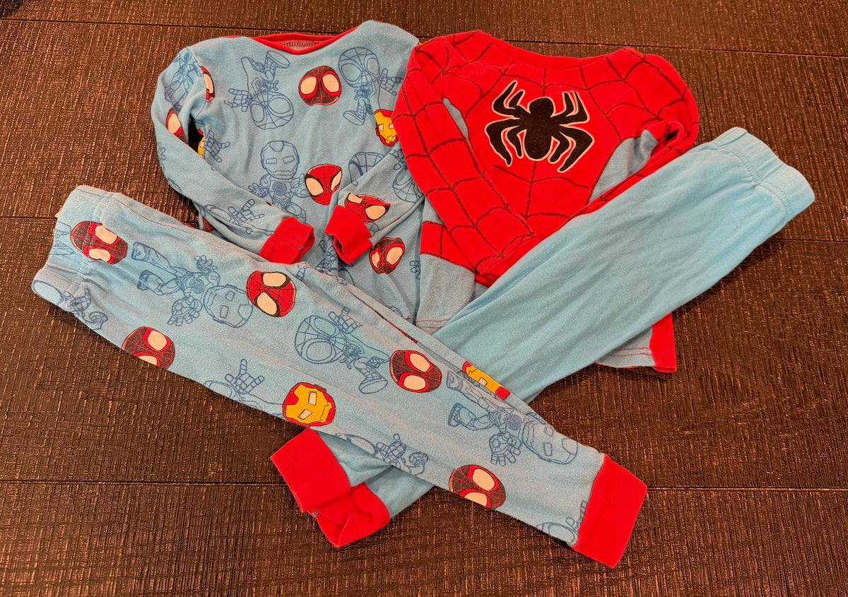#66 Boys 3T Spiderman Pajamas