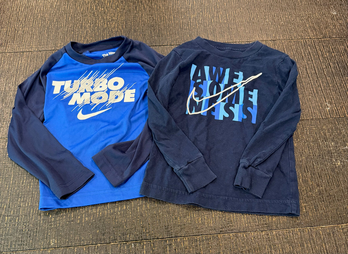 #66 Nike Boys 3T Long Sleeve Shirts
