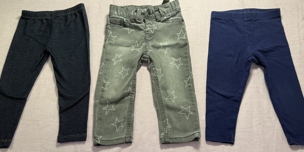 #103 Girls 18m Star Pants Bundle