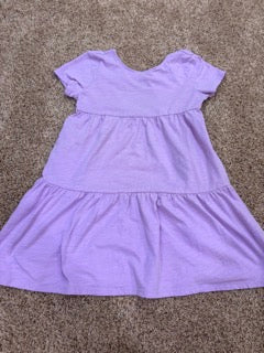#73 girls size 6 cat and jack dress, light purple
