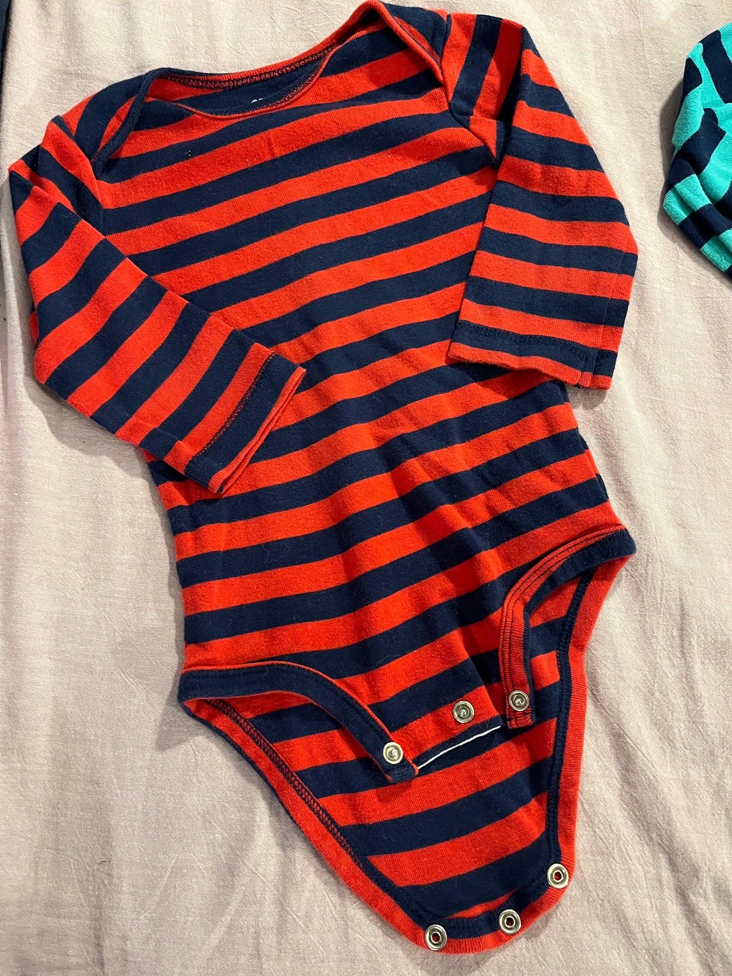 #211 12m Happy/Stripe Bundle