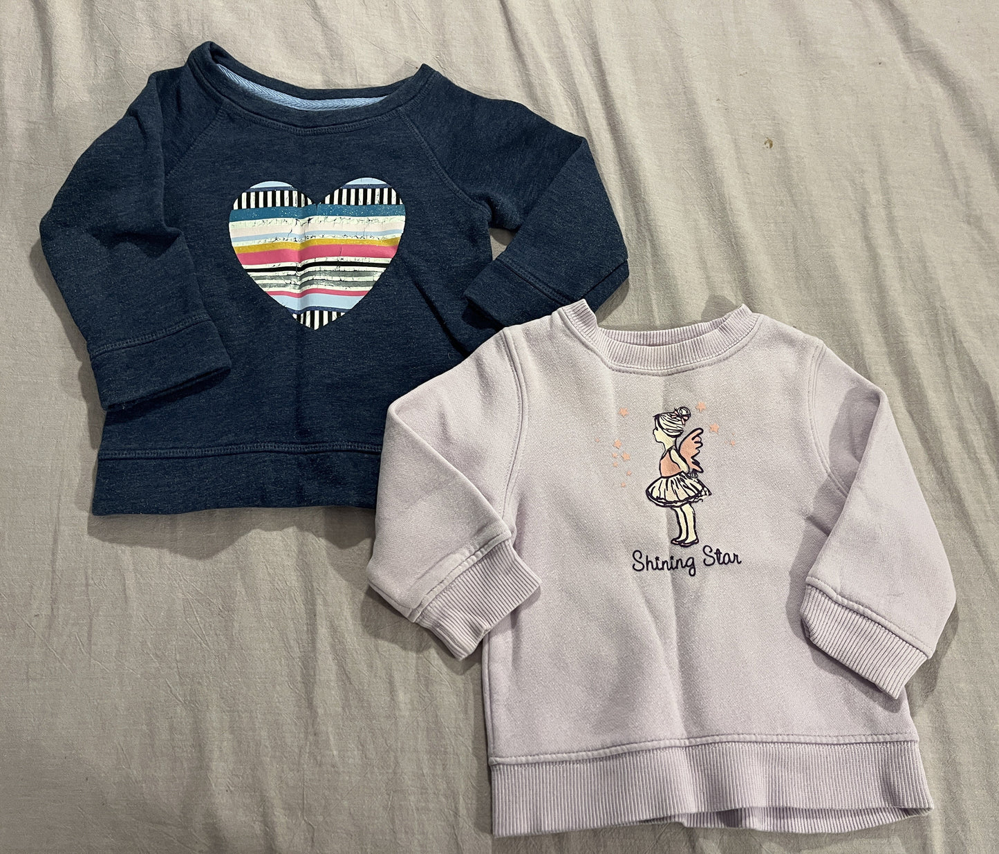#211 12m Heart/Dancer Sweatshirt Set