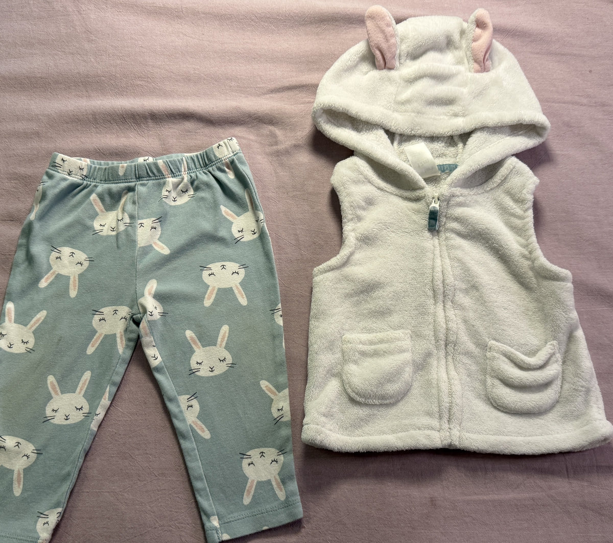 #103 12m Bunny Vest and Pants