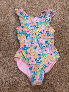 #73 Girls swimsuit, size 6/7 Cat and Jack