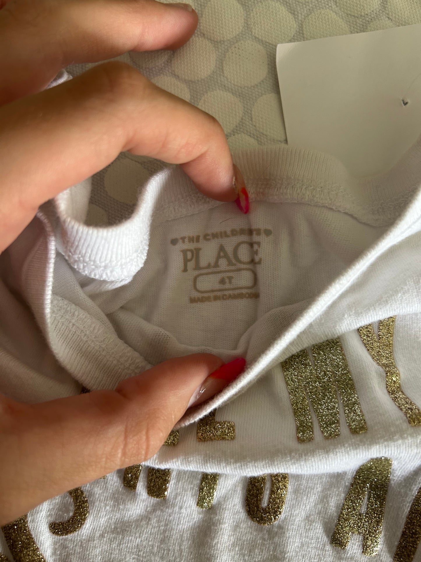 136 NWT Childrens Place Long Sleeve Shirt 4t