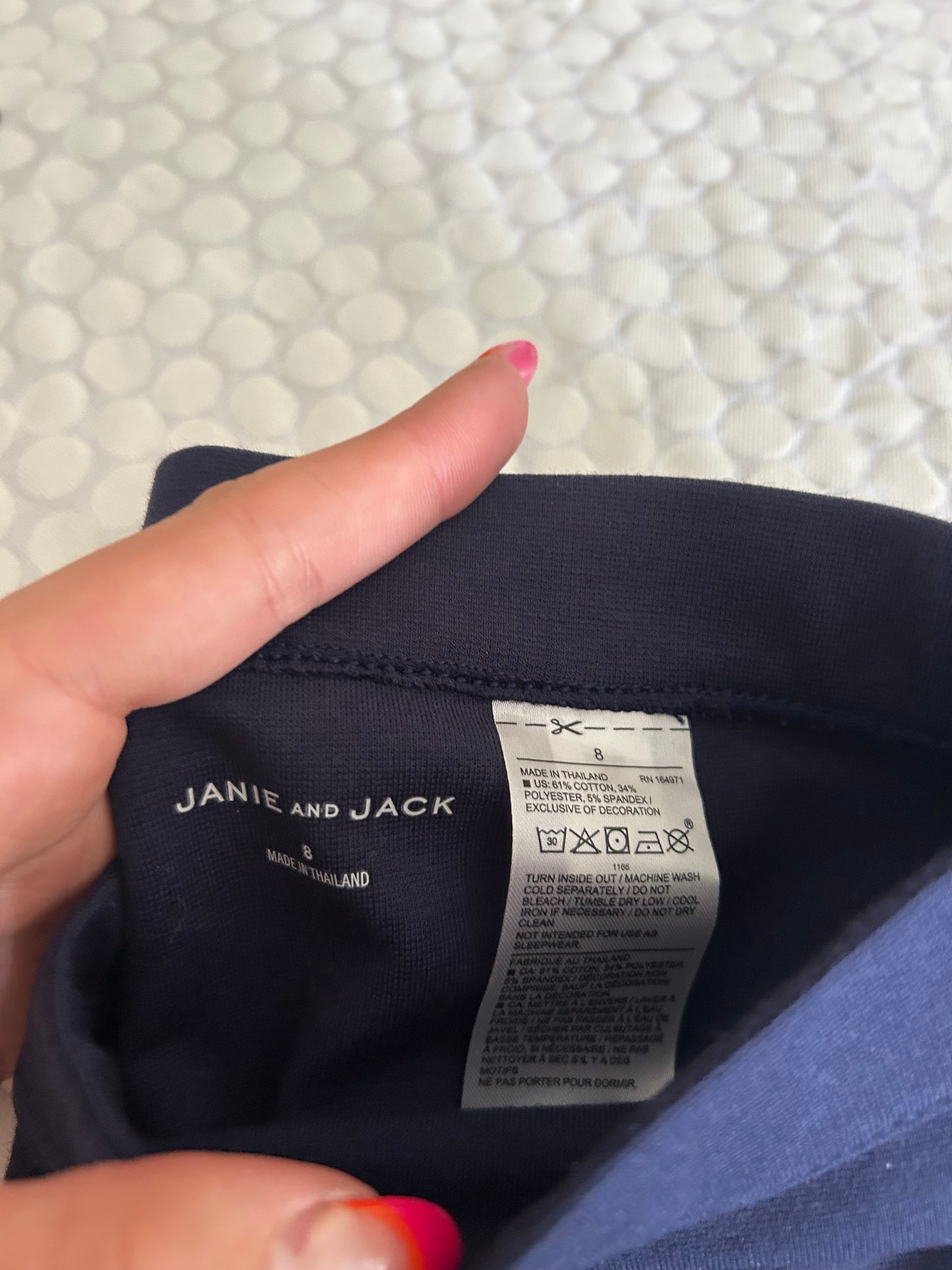 136 NWOT Janie and Jack size 8 leggings american girl collab