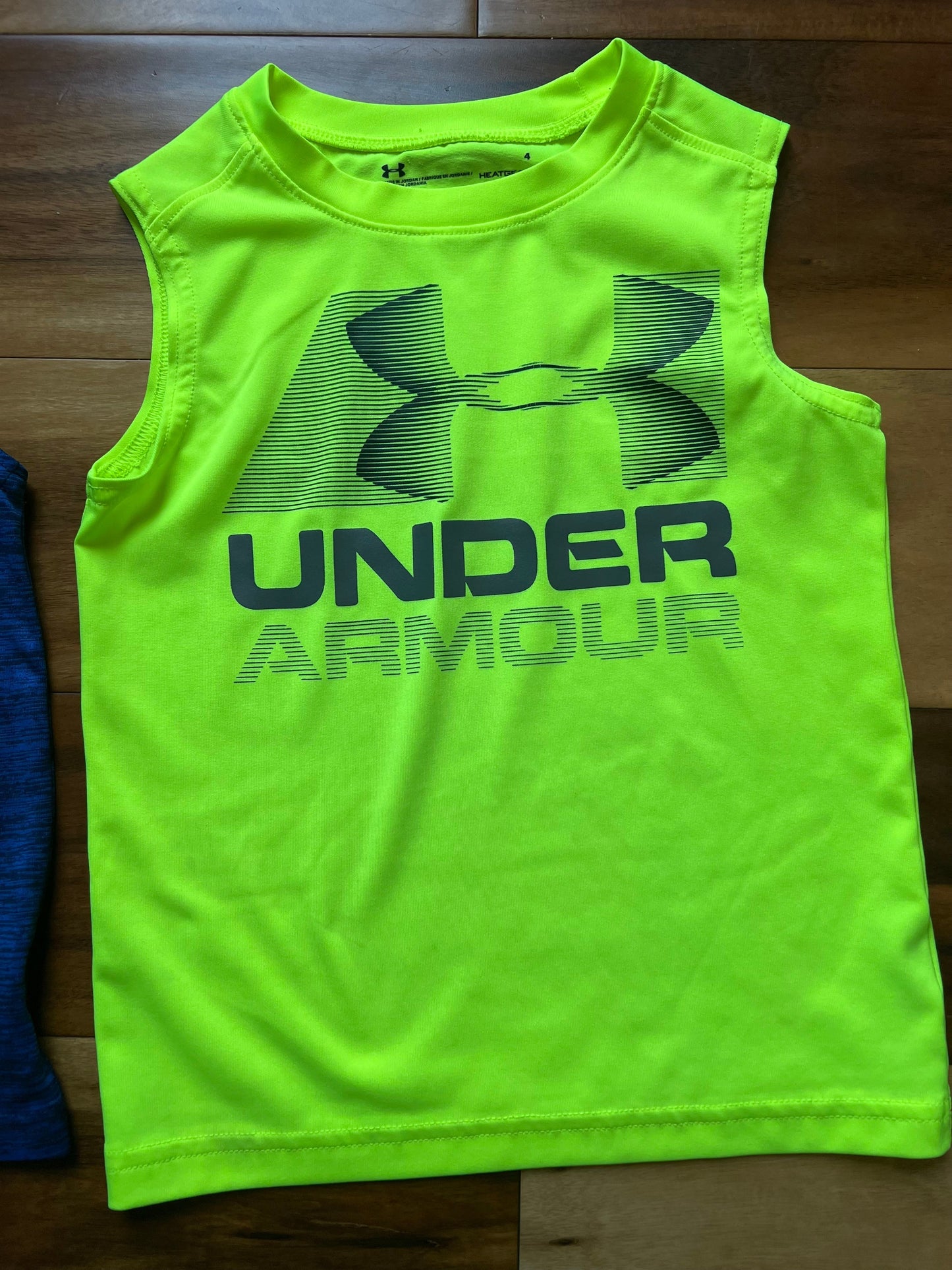 Seller #72 Boys Size 4 Under Armour Set of Tanks - VGUC - athletic