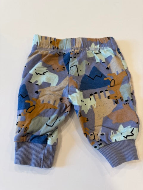 #9 - Carters - Light Green Dino Onesie with Dino Print Pants Infant's SIZE 3M