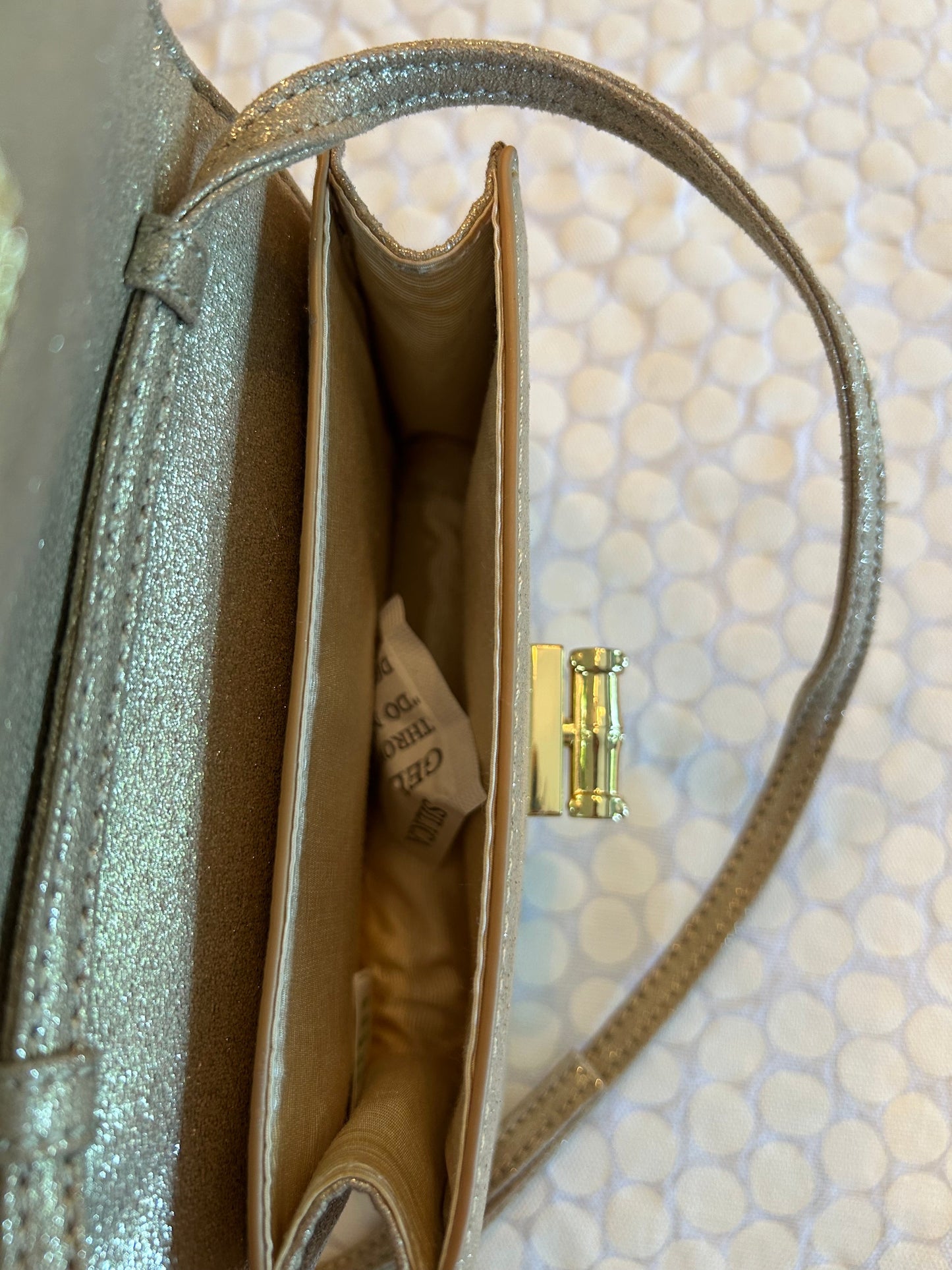 136 NWOT Gold Lilly Pulitzer crossbody