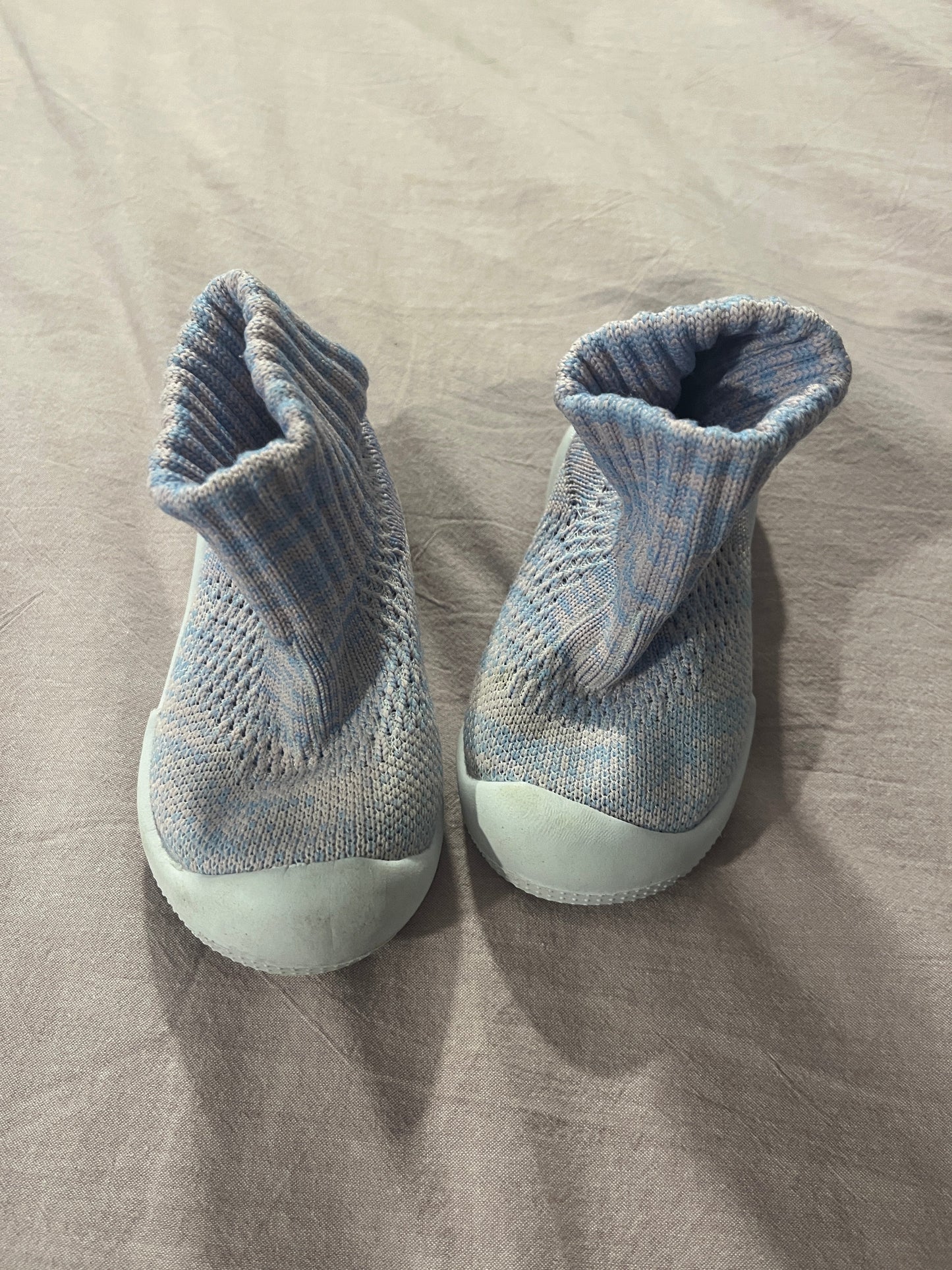 #211 REDUCED Size 5 Slipper Sock Shoes Set of 2