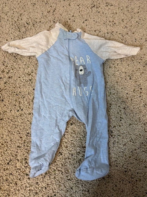 #210 Baby Boy Onesies, size 0-3 months, 5 included