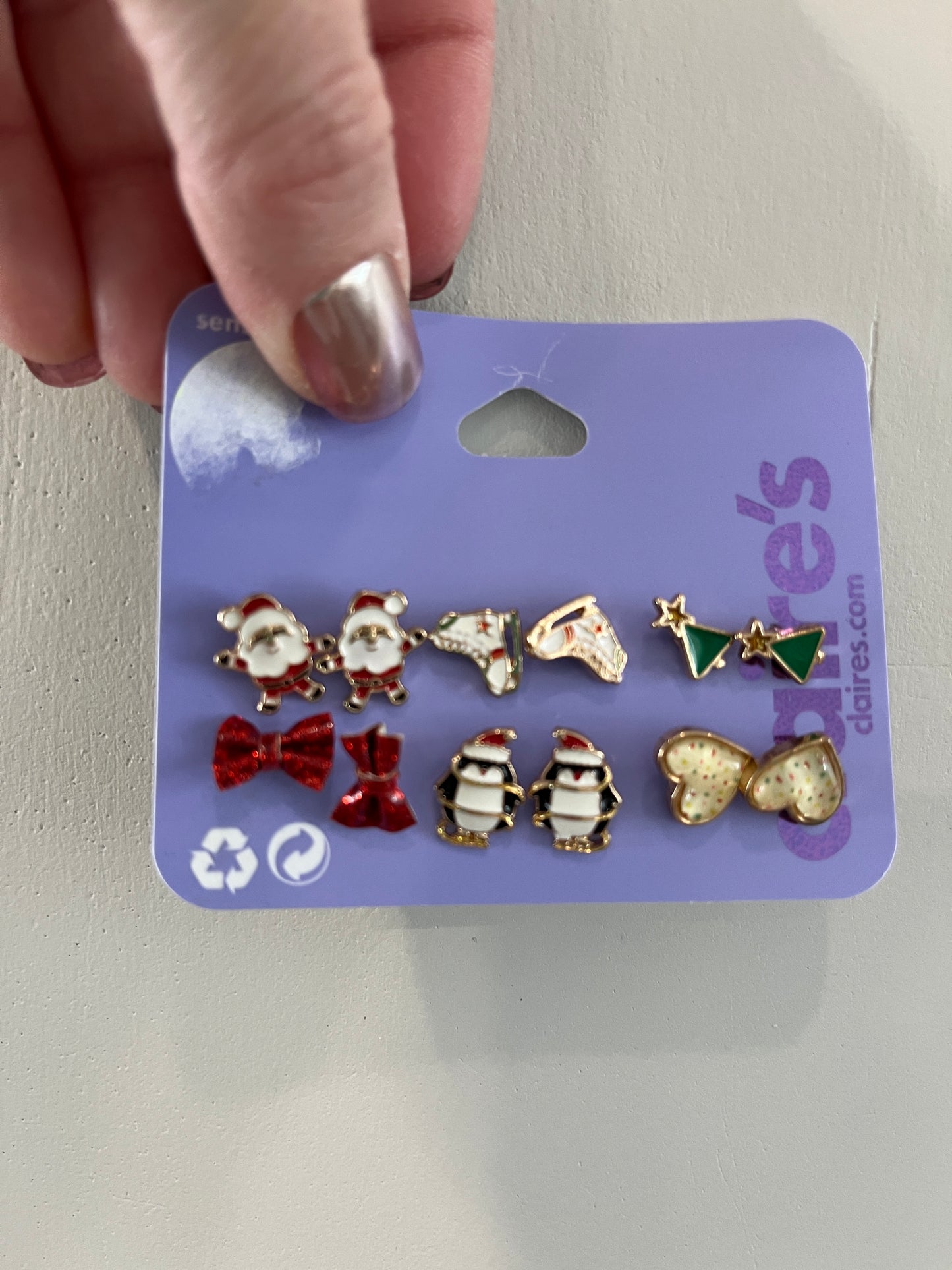 137 BN, Never worn earrings for pierced ears, from Claire's