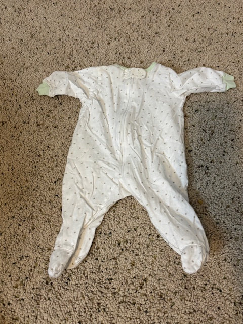 #210 Baby Boy Sleepers, Newborn size, 6 sleepers included