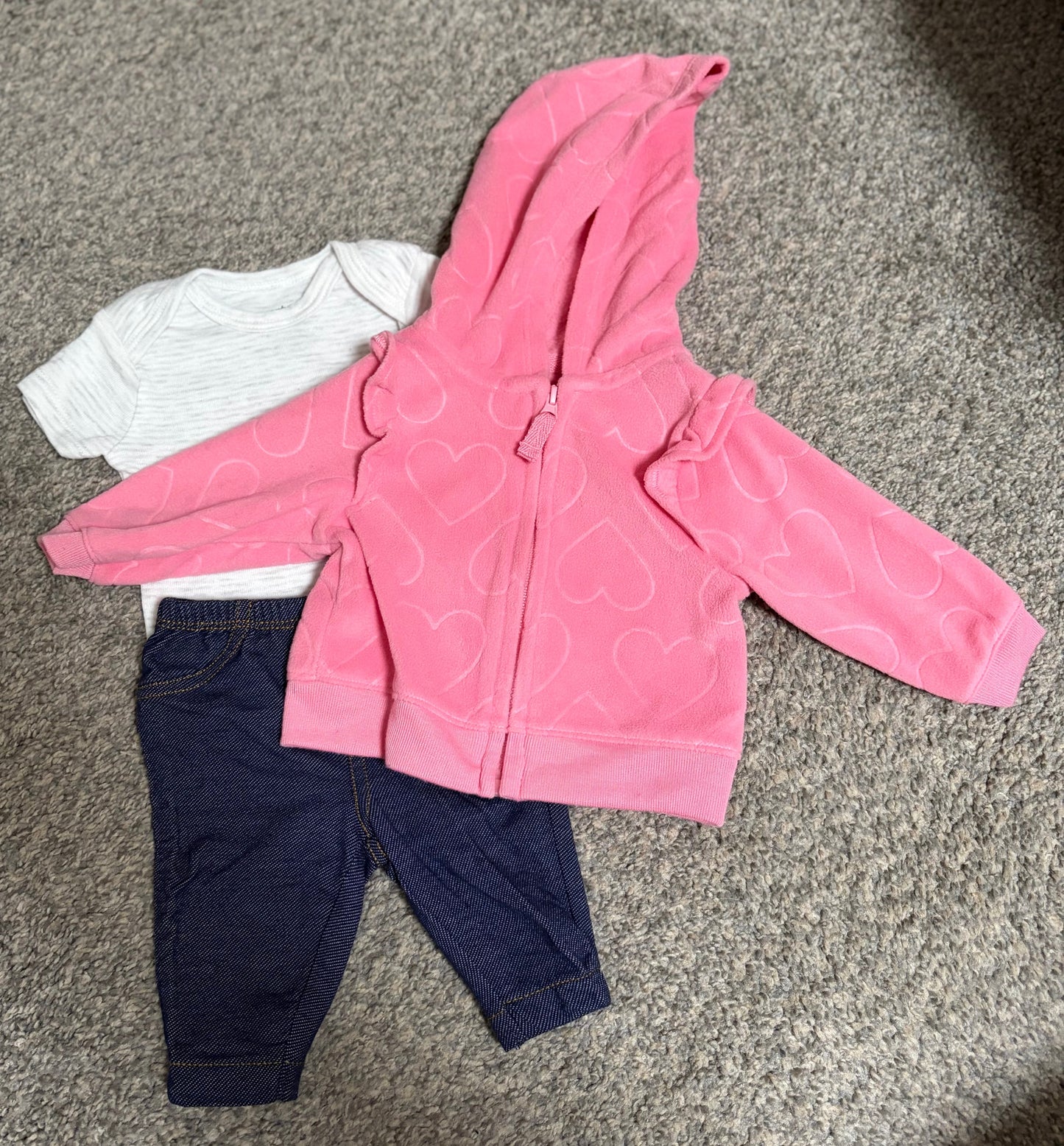 REDUCED Seller #119 Carters Newborn Girls Outfit