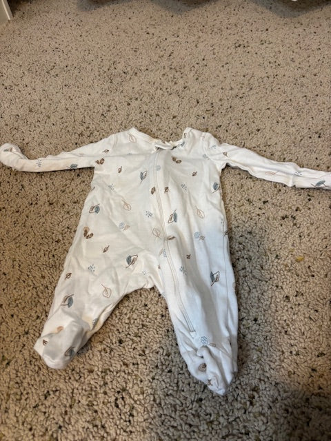 #210 Baby Boy Sleepers, Newborn size, 6 sleepers included