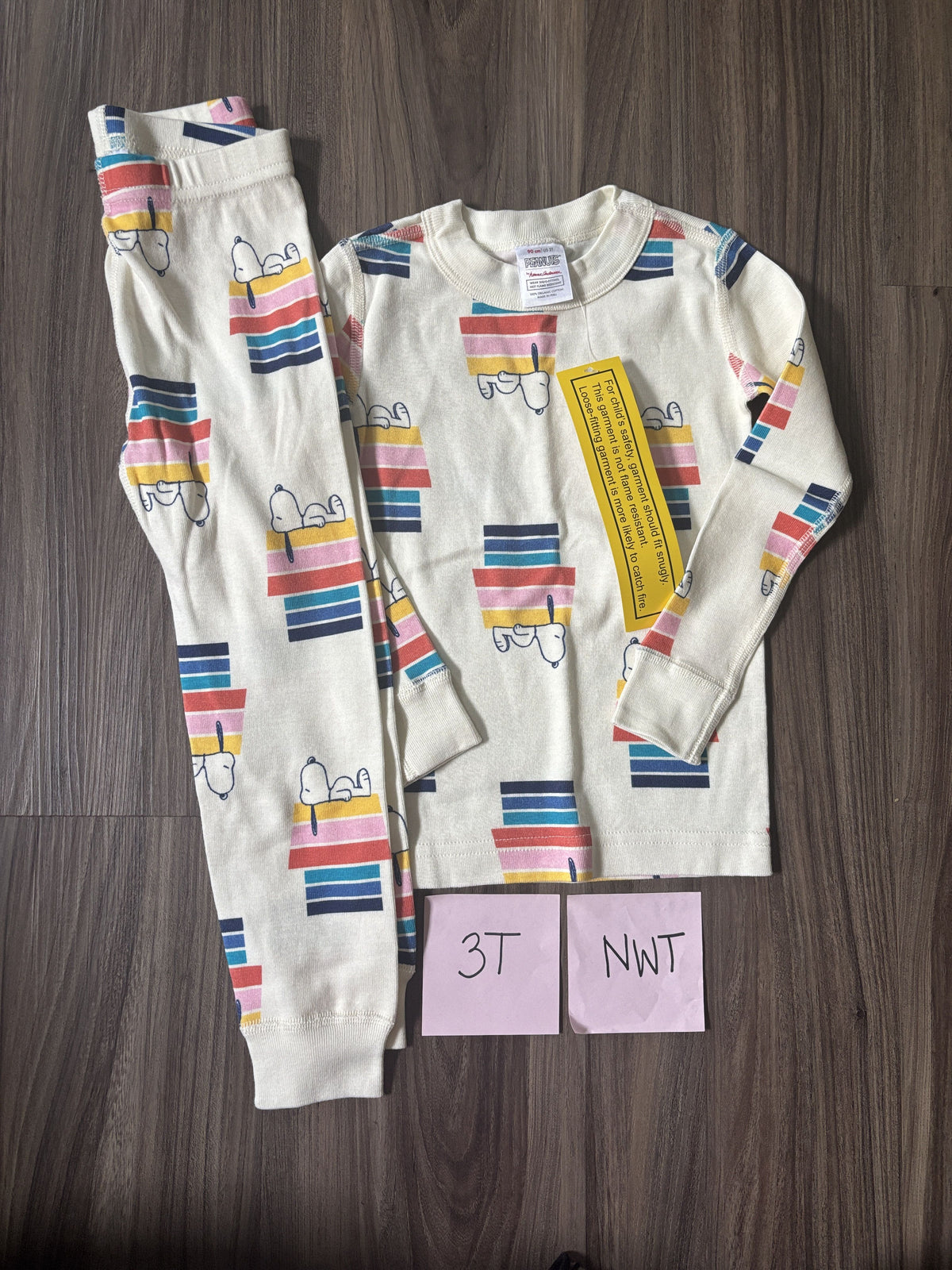 #138 - 3T NWT Hanna Andersson Snoopy PJs