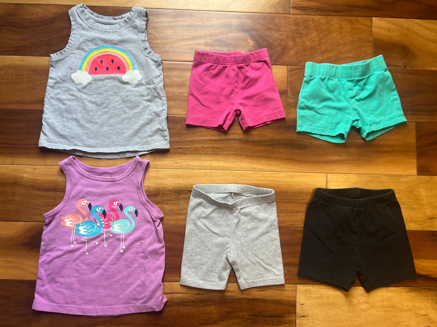 Seller #72 Girls 2T Tank Tops and Shorts bundle - GUC