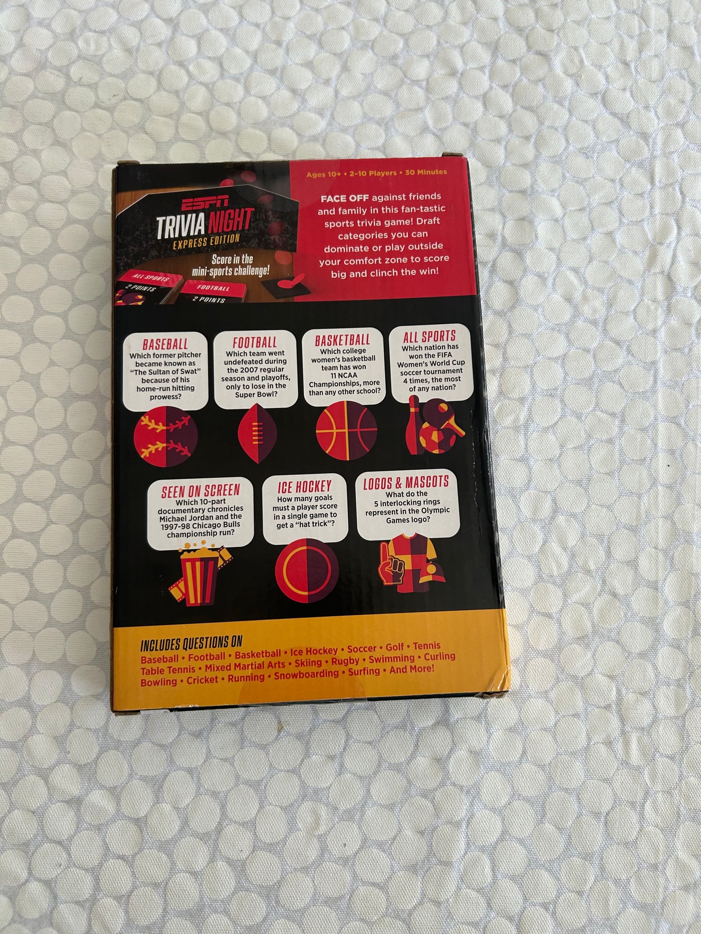 136 nib espn trivia