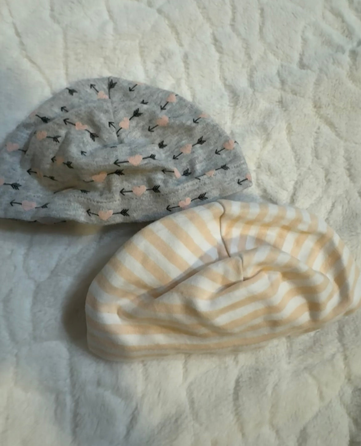 #53 baby girl hats - set of 2