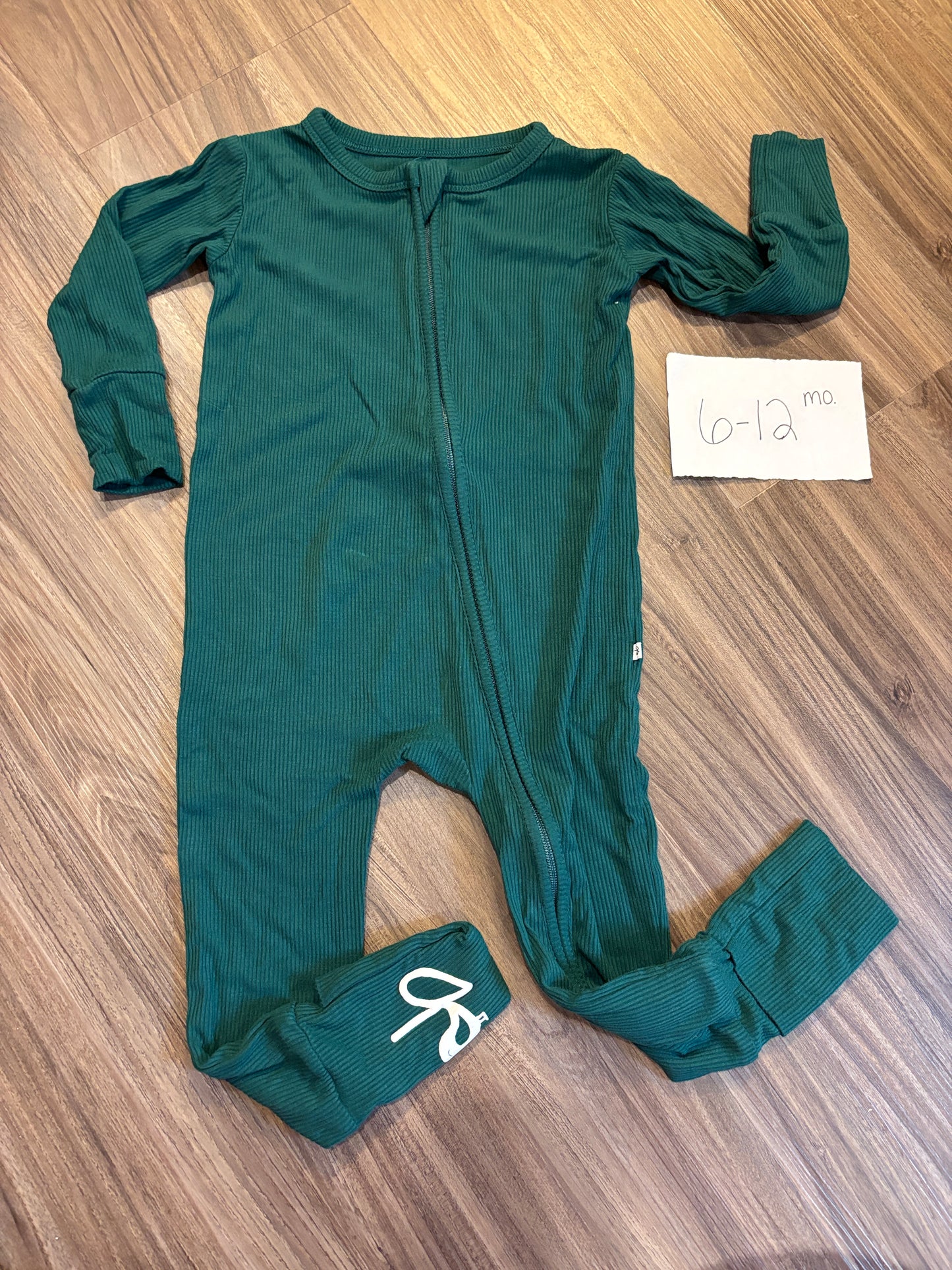 #138 - 3-6 Mo - EUC Birdie Bean - Green Zippy - PU 45236