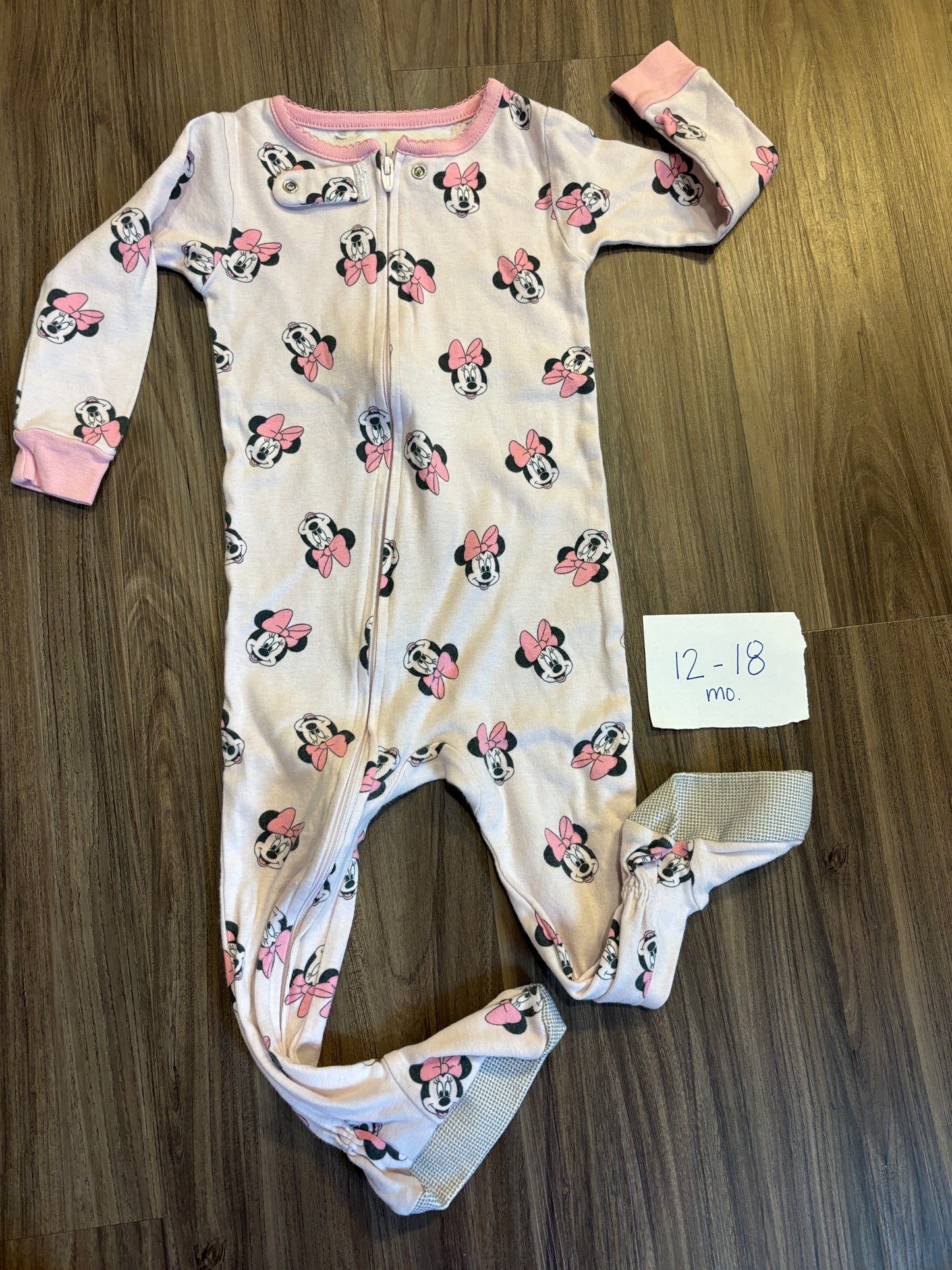 #138 - 12-18 Mo - VGUC Minnie Mouse Zippy - PU 45236