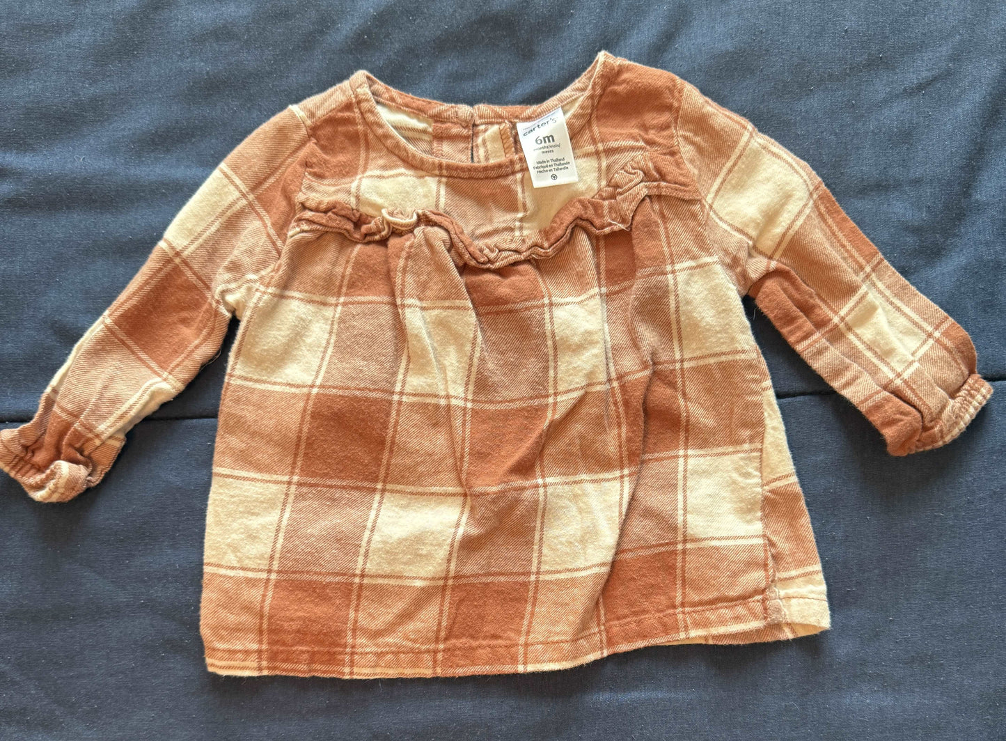 SELLER #6 6M Plaid Shirt