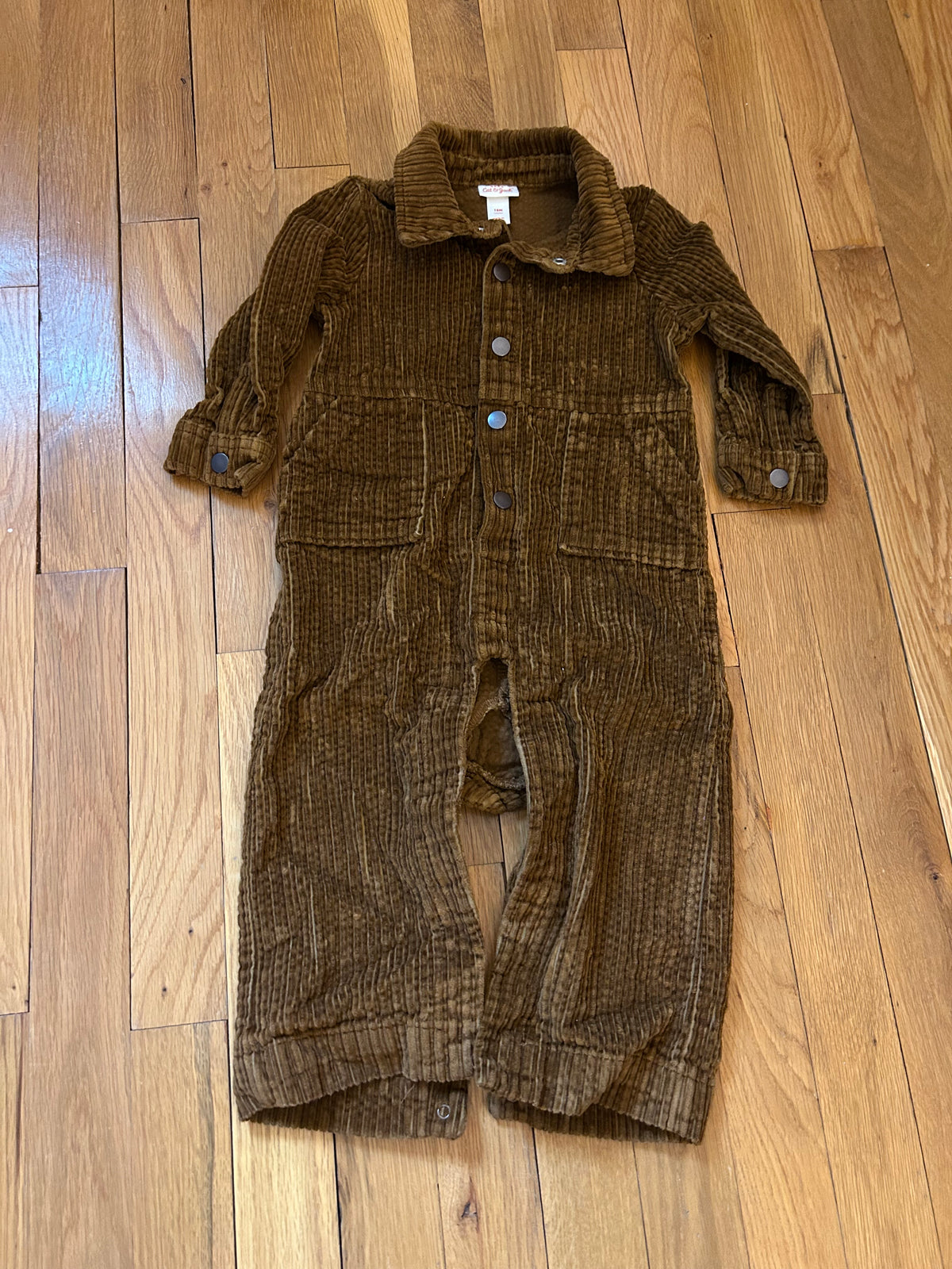 Seller 128 - Cat & Jack Boys 18M Corduroy Jumpsuit