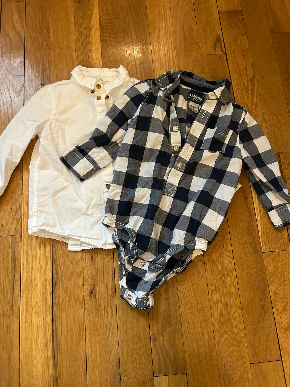 Seller 128 - OshKosh and H&M Boys 18M Dress Shirt Bundle