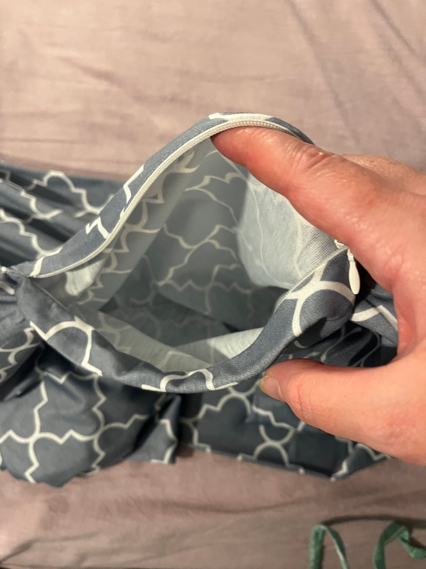 #211 REDUCED Mosaic Infinity Scarf with Invisible Pocket