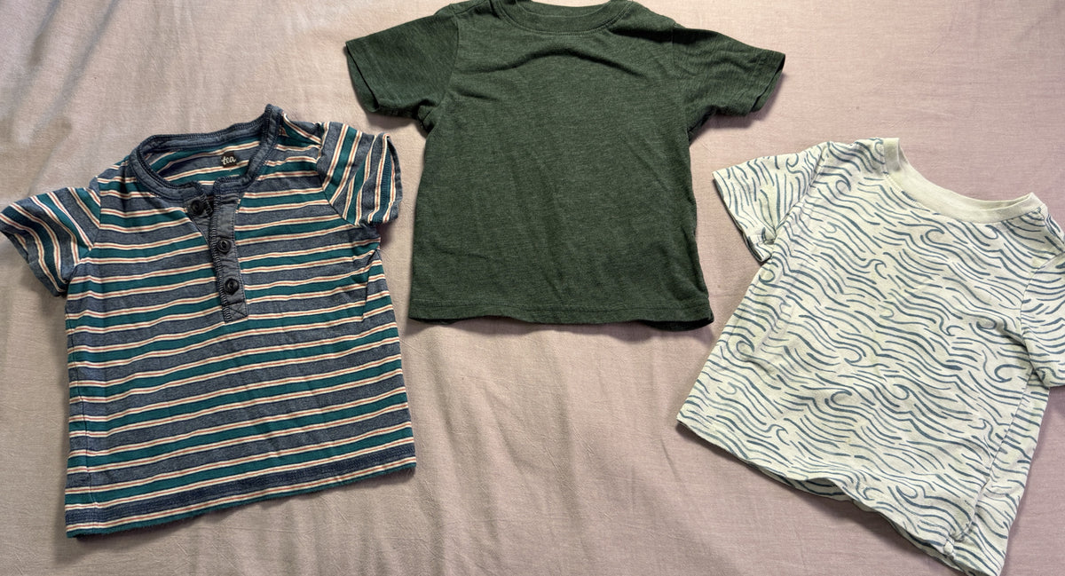 #103 2T Tea/Old Navy Stripe Shirt Bundle