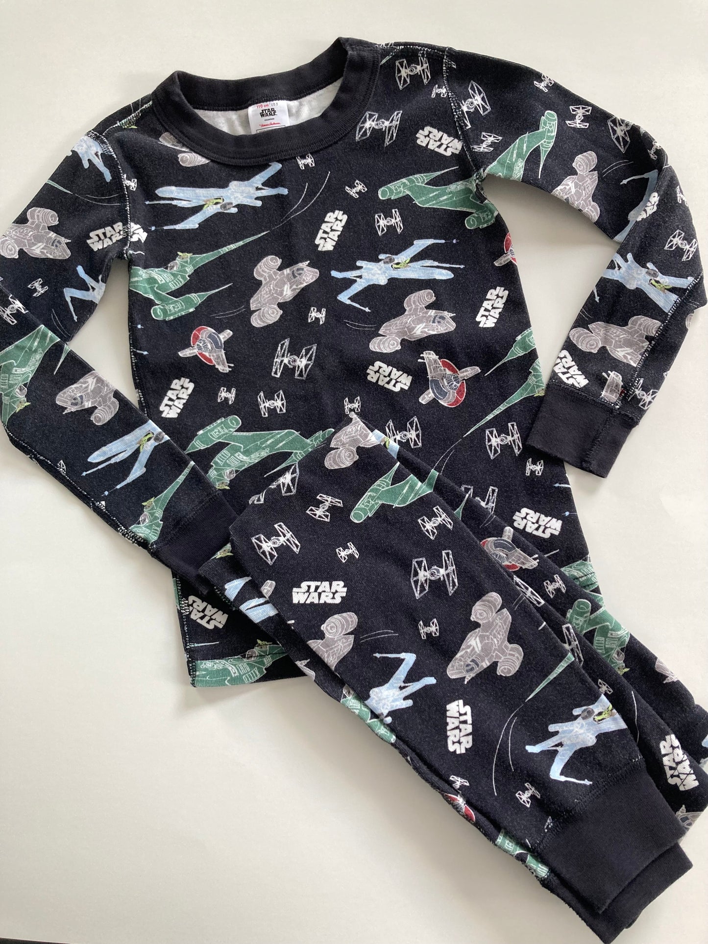 #91 size 5 Hanna Andersson Star Wars long johns VGUC