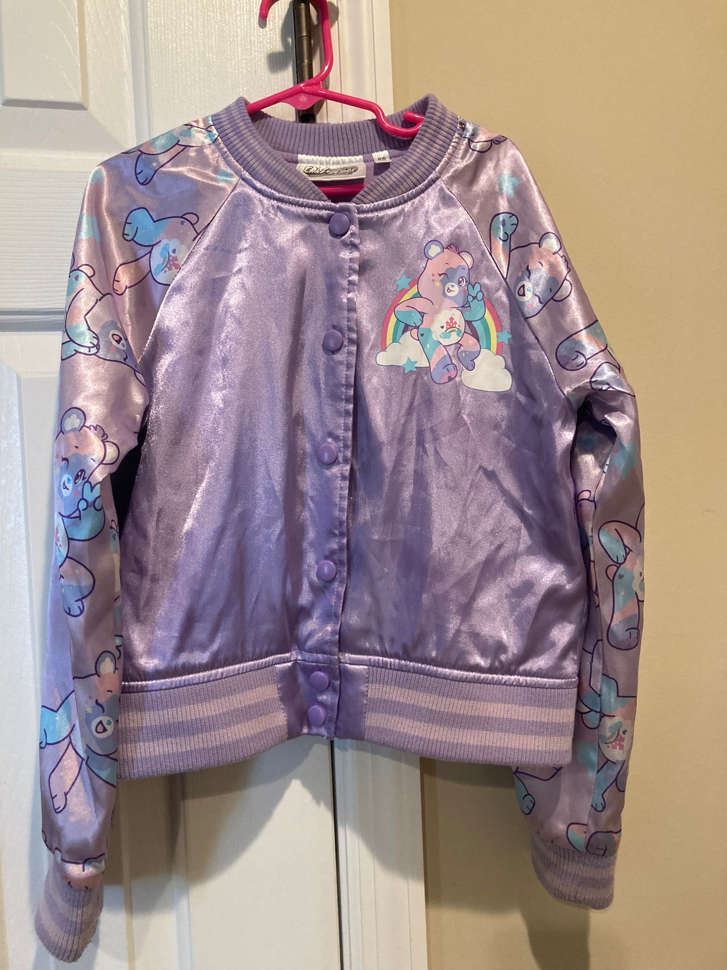 Seller #57 Girls 8 Satin Care Bear jacket
