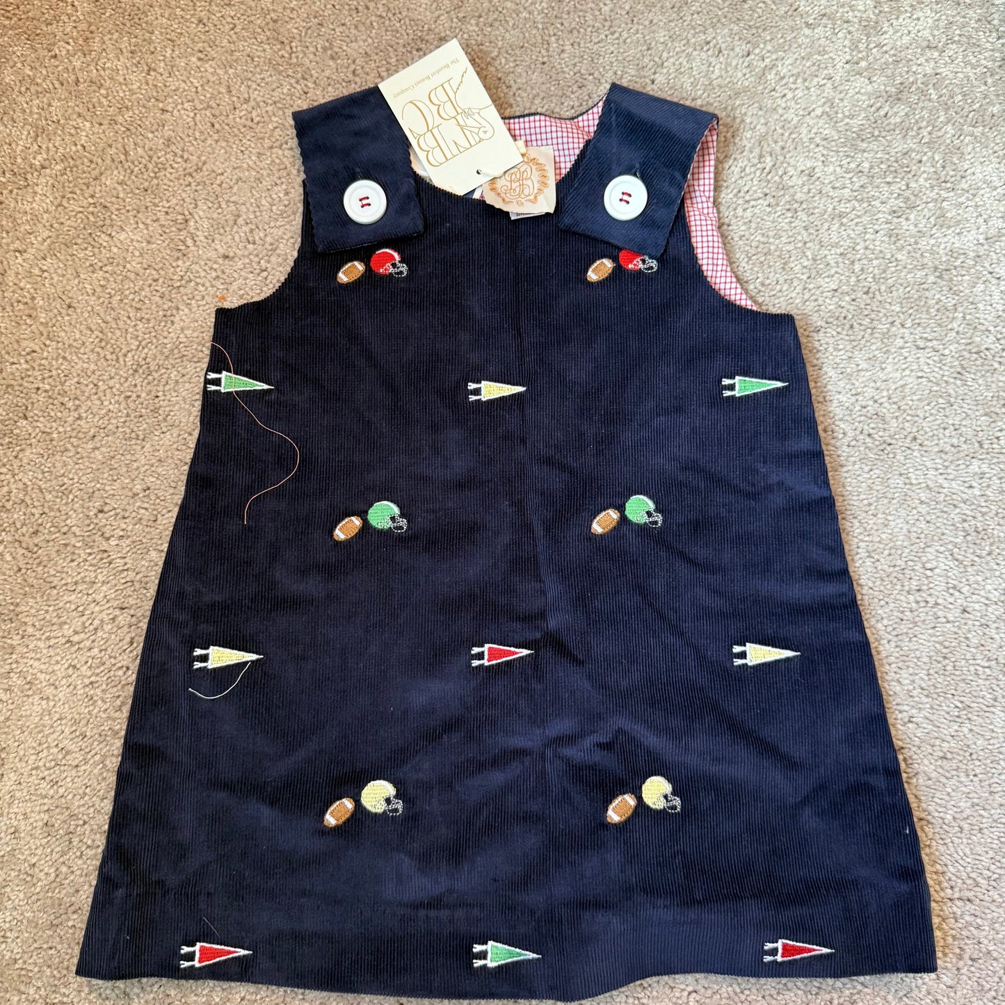 #139 Size3T NWT Beaufort Bonnet Comoany Football Dress