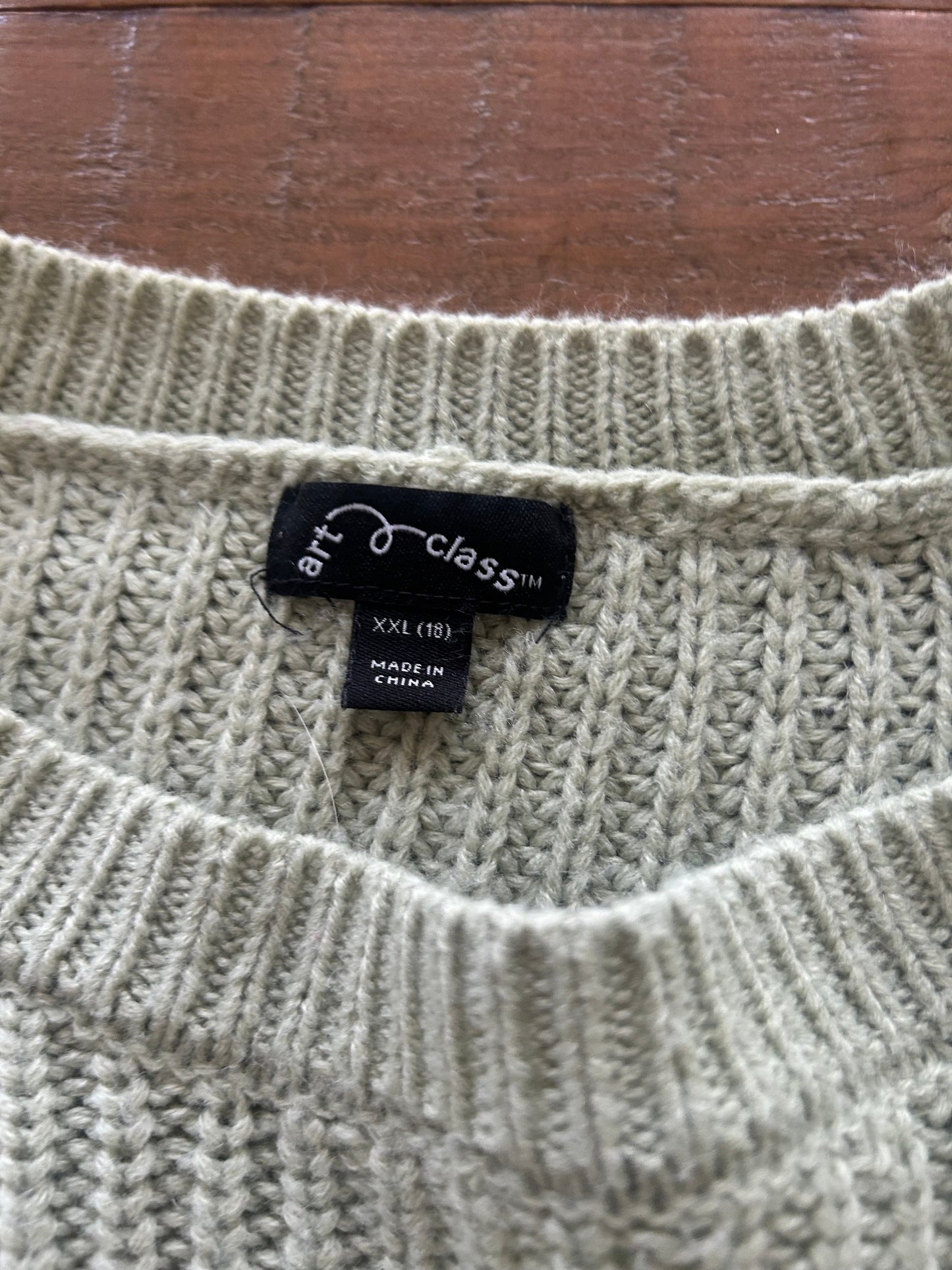 137 girls XXL grey sweater