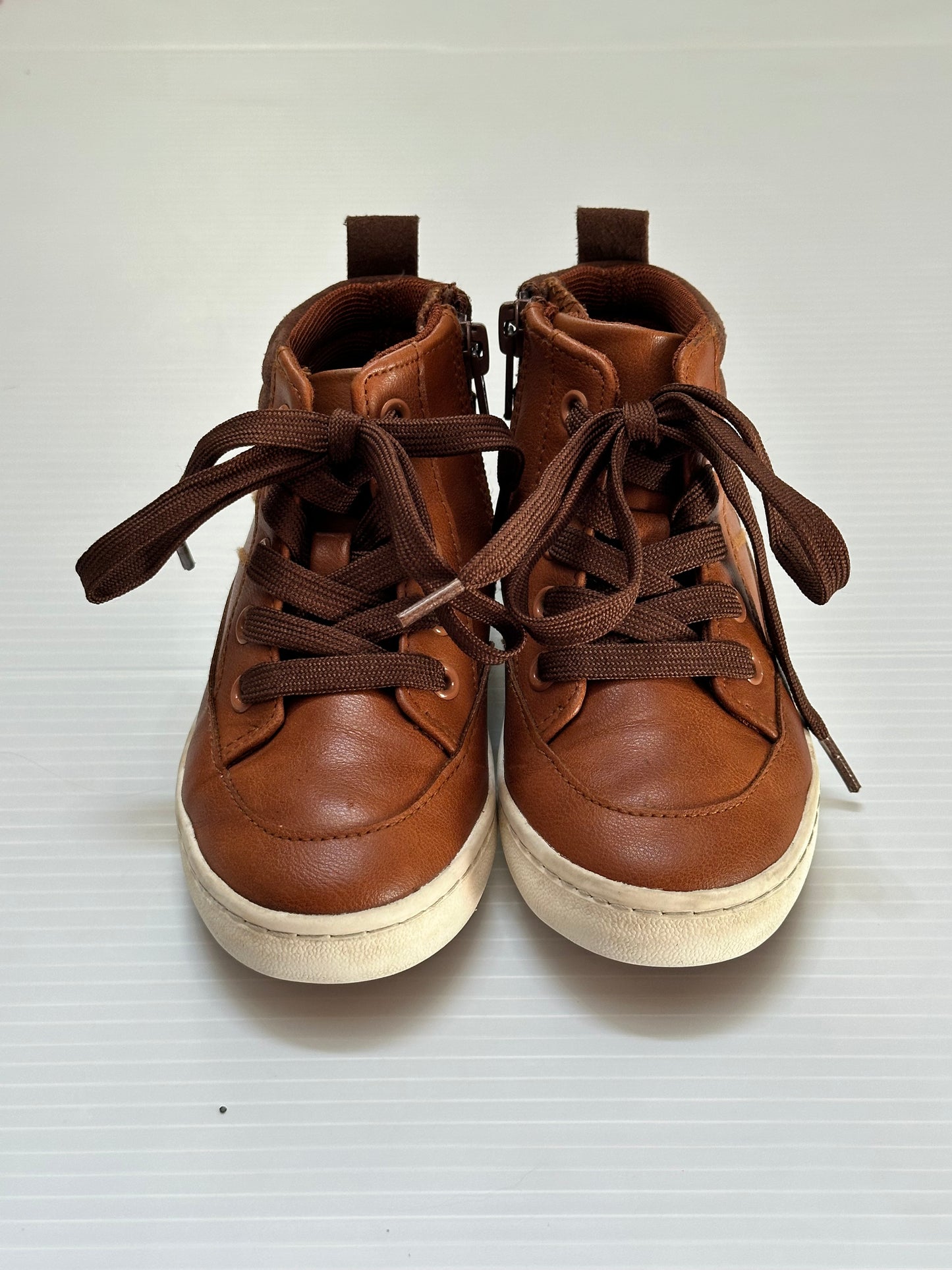 Seller #168 Cat & Jack Boys Size 9 Brown Sneaker Boots