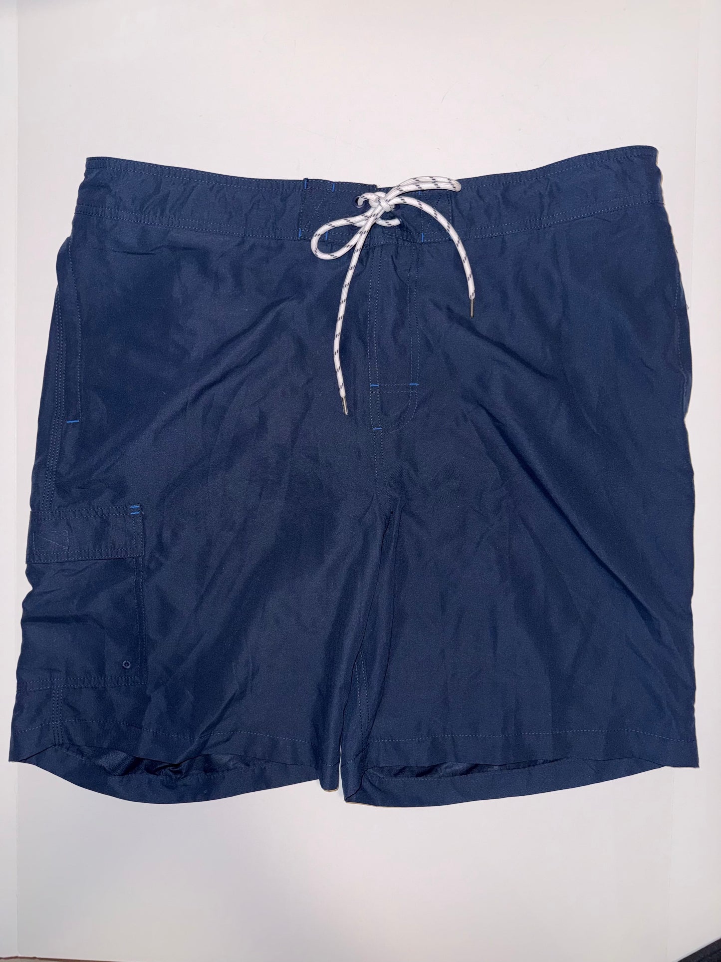 #106: REDUCED Mens XL Blue Goodfellow Lined Swim Trunks