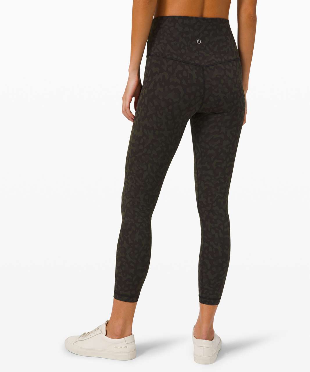 #111 Women Lululemon Align Pant II 25" Formation Camo Evergreen Multi Activewear