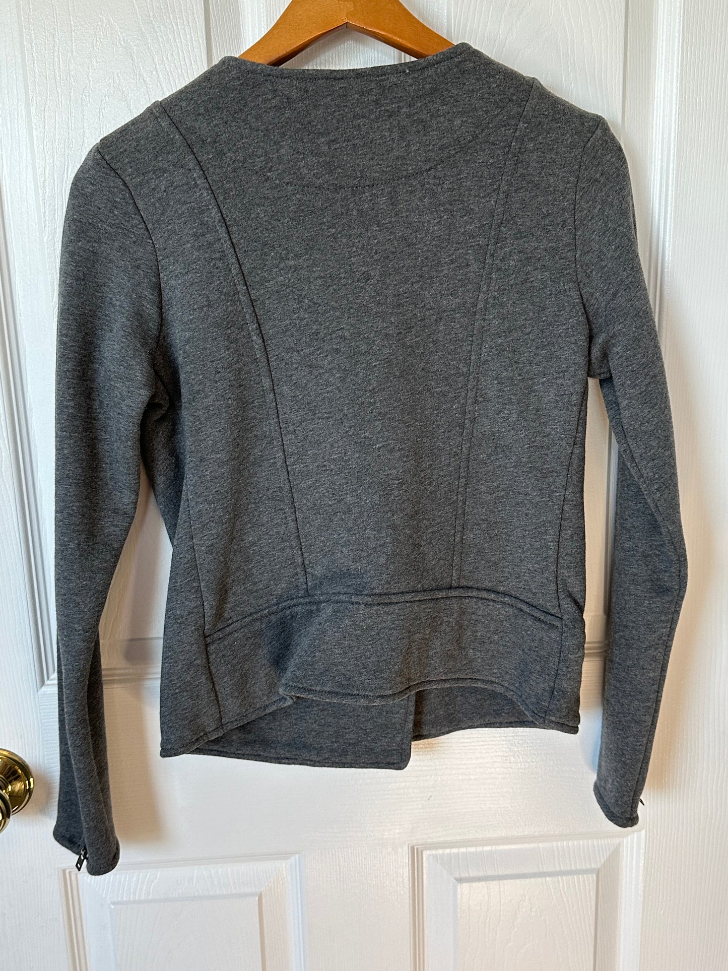 #133 Athleta Women’s Gray Side Zipper Gray Jacket Sz Small