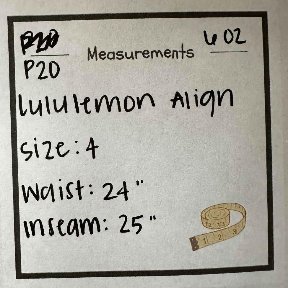 #111 Women Lululemon Align Pant II 25" Formation Camo Evergreen Multi Activewear